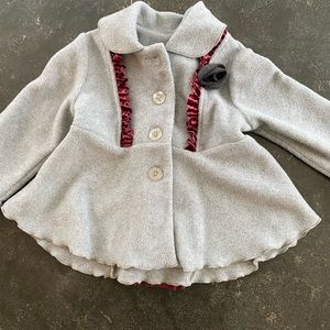 Toddler Girl’s Fleece Pea Coat
